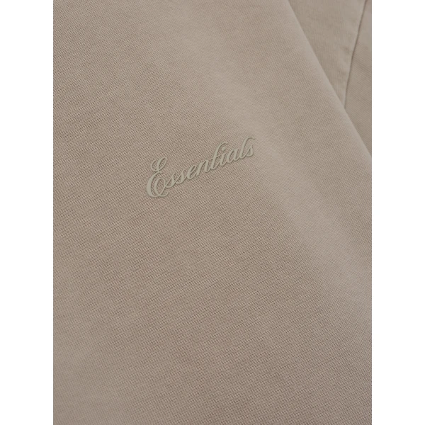 Fear of God Essentials Signature 90s Relaxed Tee in Washed Stone | T-shirts & vests | Coveti