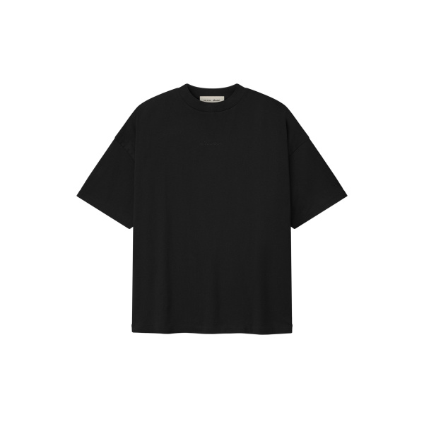 Fear of God Essentials Signature 90s Tee in Black | Coveti