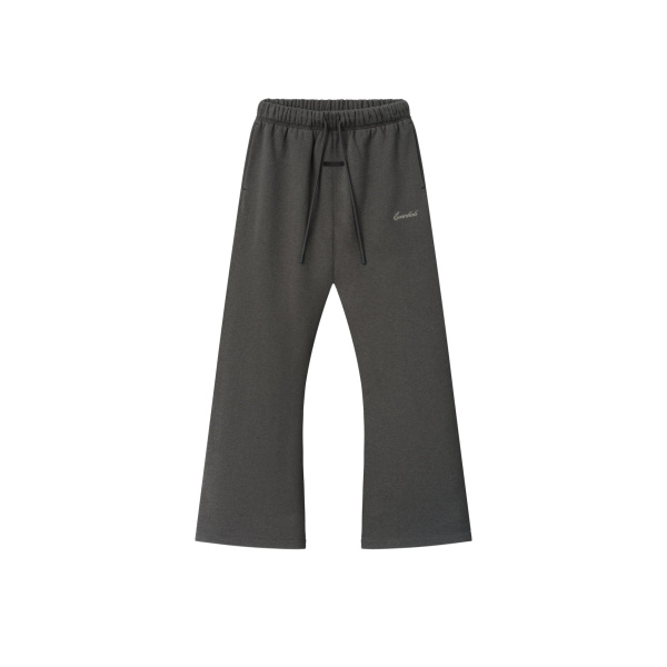 Fear of God Essentials Signature Classic Fit Flare Sweatpant in Ash Heather | Coveti