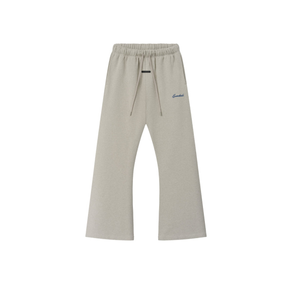 Fear of God Essentials Signature Classic Fit Flare Sweatpant in Pyrite Heather | Coveti