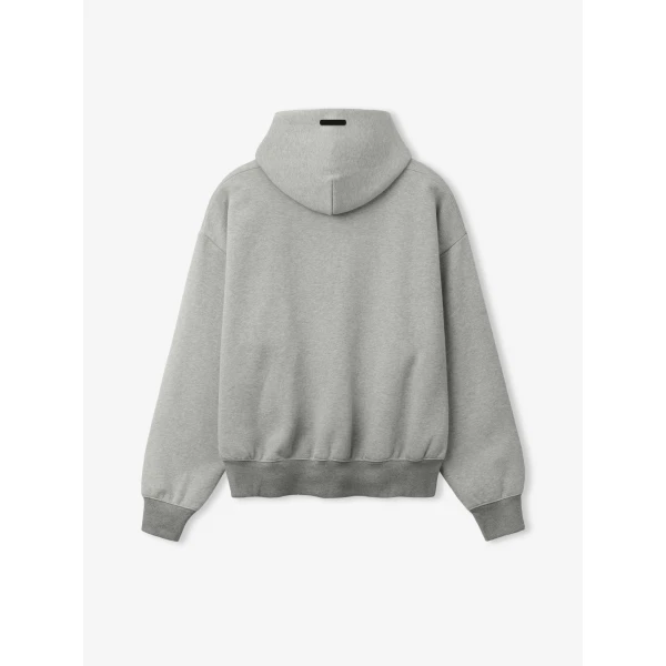 Fear of God Essentials Signature Classic Hoodie in Concrete Heather | Sweatshirts | Coveti