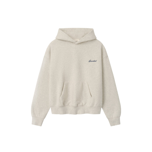 Fear of God Essentials Signature Classic Hoodie in Marble Heather | Coveti