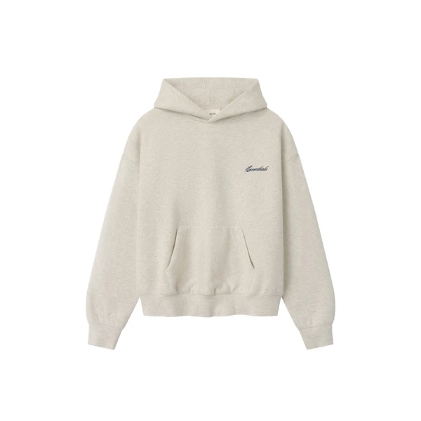 Fear of God Essentials Signature Classic Hoodie in Marble Heather | Coveti
