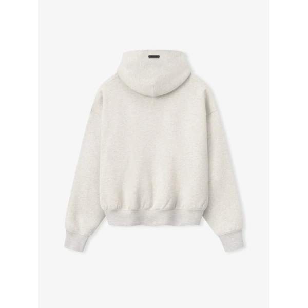 Fear of God Essentials Signature Classic Hoodie in Oatmeal Heather | Sweatshirts | Coveti