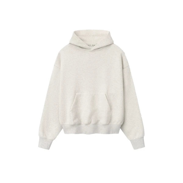 Fear of God Essentials Signature Classic Hoodie in Oatmeal Heather | Coveti
