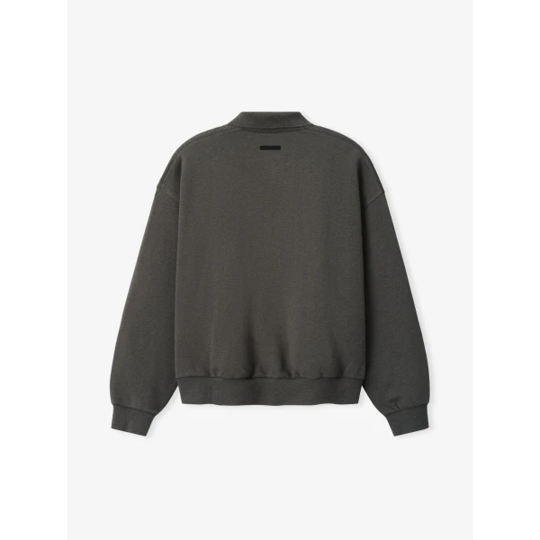Fear of God Essentials Signature Classic Polo in Ash Heather | Men Shirts | Coveti