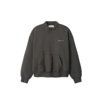 Fear of God Essentials Signature Classic Polo in Ash Heather | Coveti