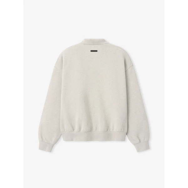 Fear of God Essentials Signature Classic Polo in Marble Heather | Men Shirts | Coveti