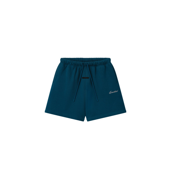 Fear of God Essentials Signature Classic Short in Night Sea | Coveti