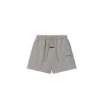 Fear of God Essentials Signature Classic Short in Stone | Coveti