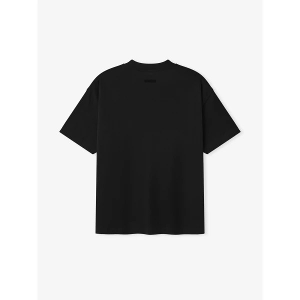 Fear of God Essentials Signature Classic Tee in Vintage Black | T-shirts & vests | Coveti