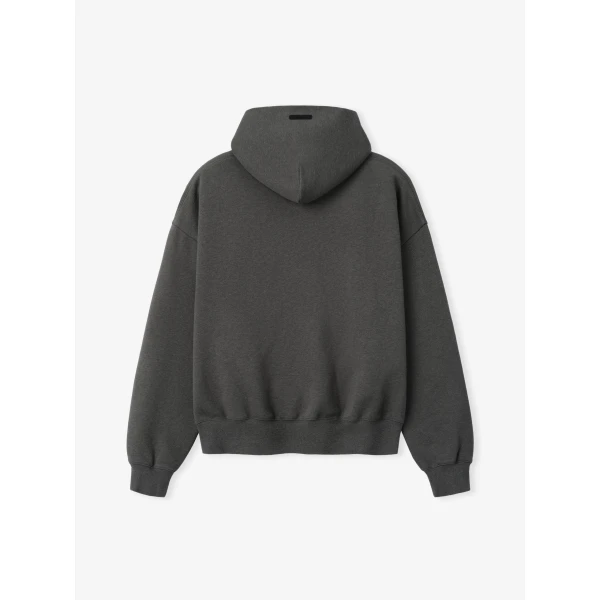 Fear of God Essentials Signature Classic Zip Up Hoodie in Ash Heather | Sweatshirts | Coveti