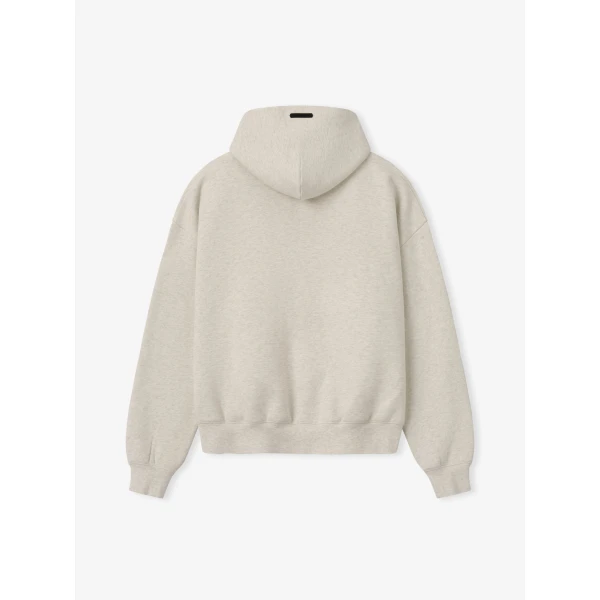 Fear of God Essentials Signature Classic Zip Up Hoodie in Marble Heather | Sweatshirts | Coveti