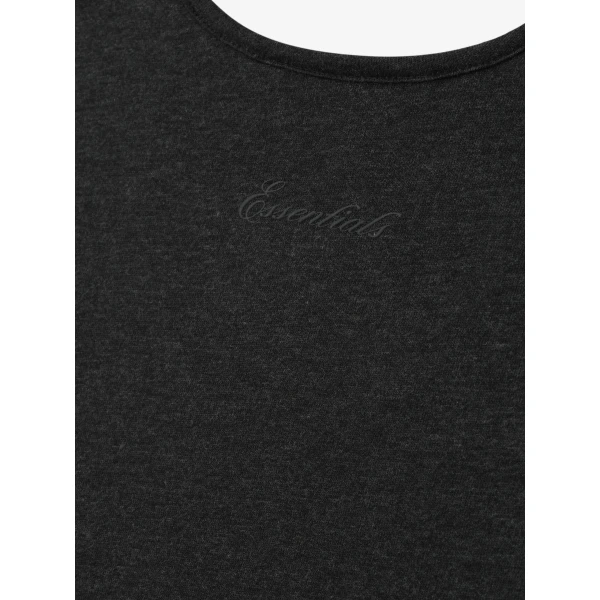 Fear of God Essentials Signature Essential Tank in Vintage Black | T-shirts & vests | Coveti