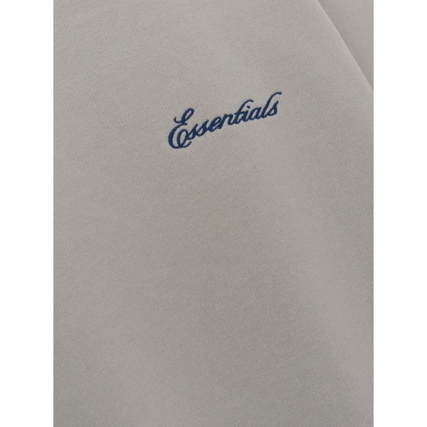 Fear of God Essentials Signature Lounge Crewneck Sweatshirt in Stone | Sweatshirts | Coveti