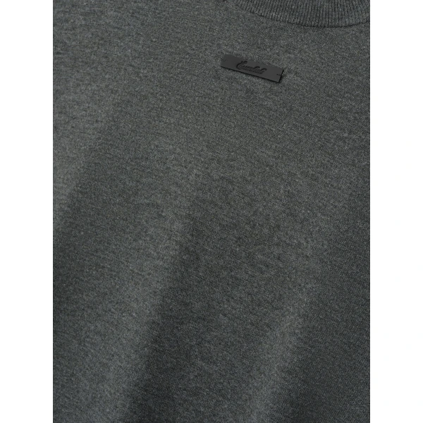 Fear of God Essentials Soft Knit Long Sleeve Tee in Iron Grey | T-shirts & vests | Coveti