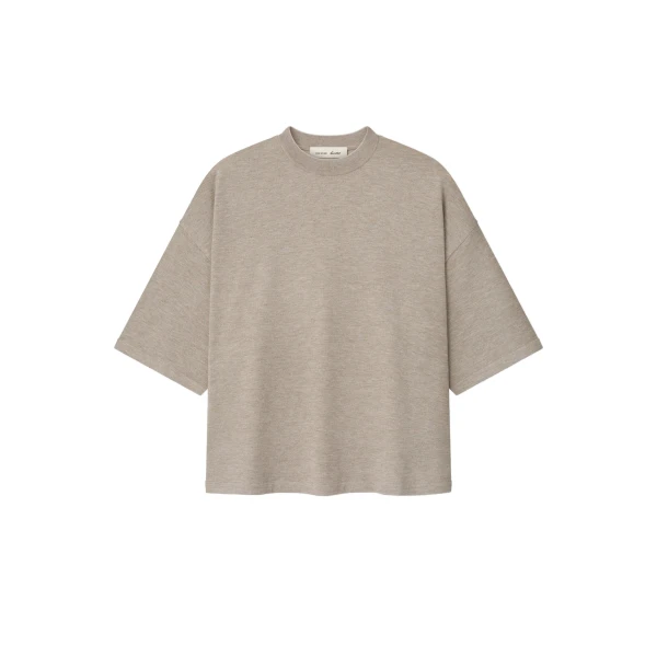 Fear of God Essentials Soft Knit Tee in Seal Heather | Coveti