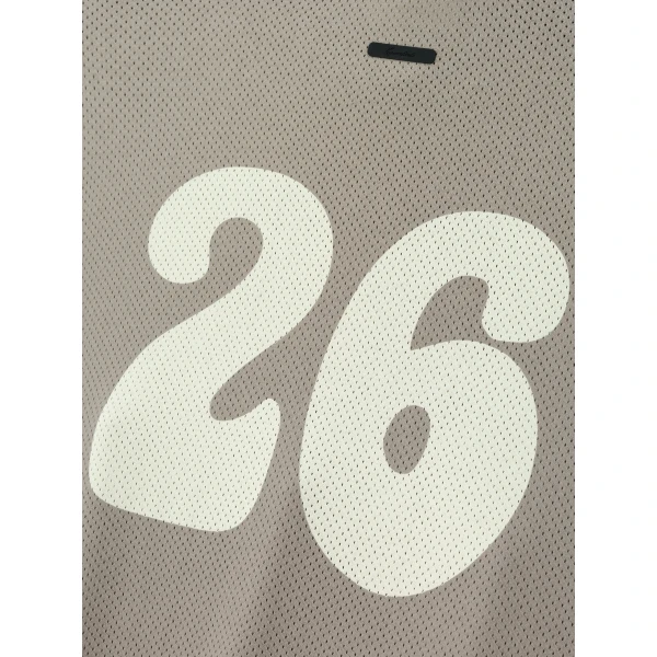 Fear of God Essentials Sport Mesh Merch Long Sleeve Tee in Seal | T-shirts & vests | Coveti
