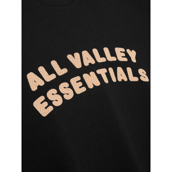 Fear of God Essentials Sport Mesh Merch Long Sleeve Tee in Vintage Black | T-shirts & vests | Coveti