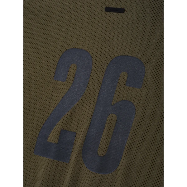 Fear of God Essentials Sport Mesh Merch Tee Boxy Fit in Moss | T-shirts & vests | Coveti