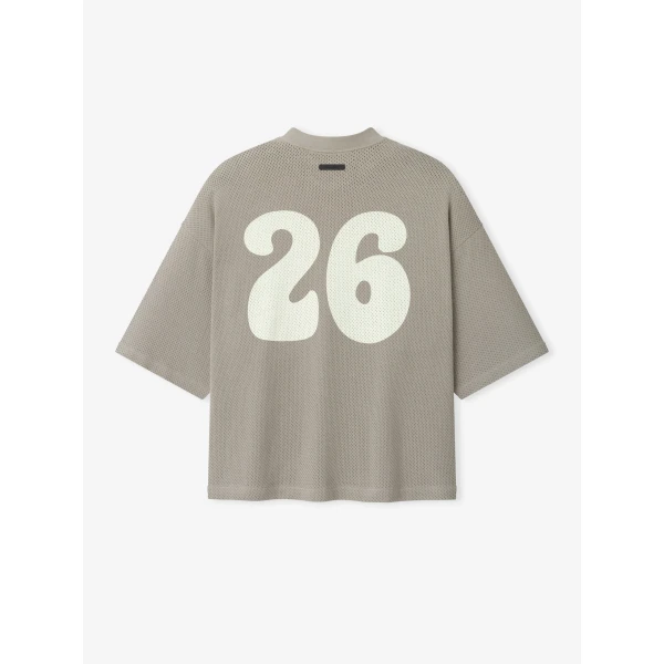 Fear of God Essentials Sport Mesh Merch Tee Boxy Fit in Seal | T-shirts & vests | Coveti