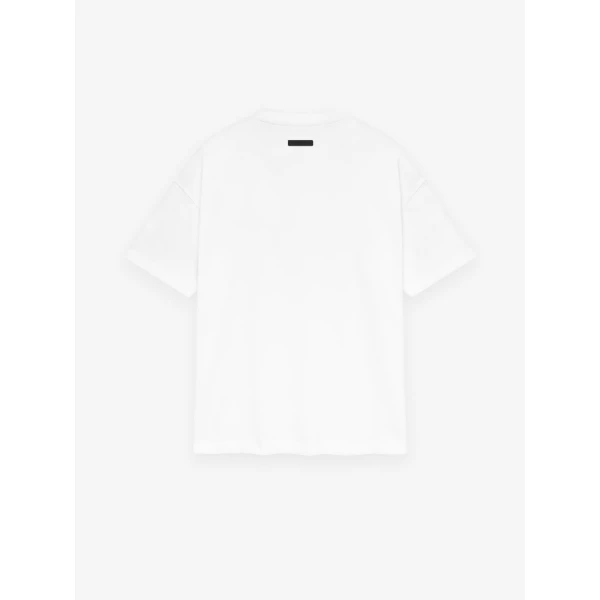 Fear of God Essentials Spring 2026 Classic Tee in Bright White | T-shirts & vests | Coveti