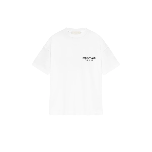 Fear of God Essentials Spring 2026 Classic Tee in Bright White | Coveti