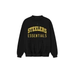 Fear of God Essentials Steelers Sport Crewneck in Black Fear of God Essentials Steelers Sport Crewneck in Black | Coveti