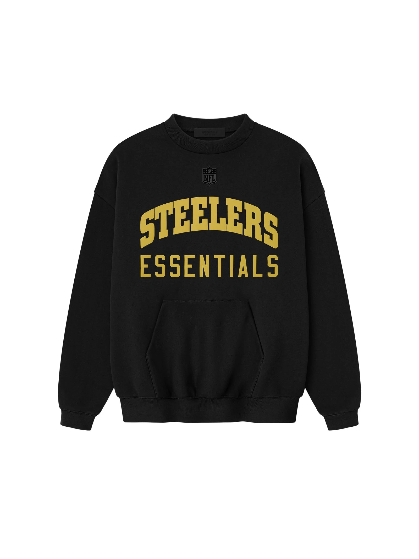 Fear of God Essentials Steelers Sport Crewneck in Black Fear of God Essentials Steelers Sport Crewneck in Black | Coveti
