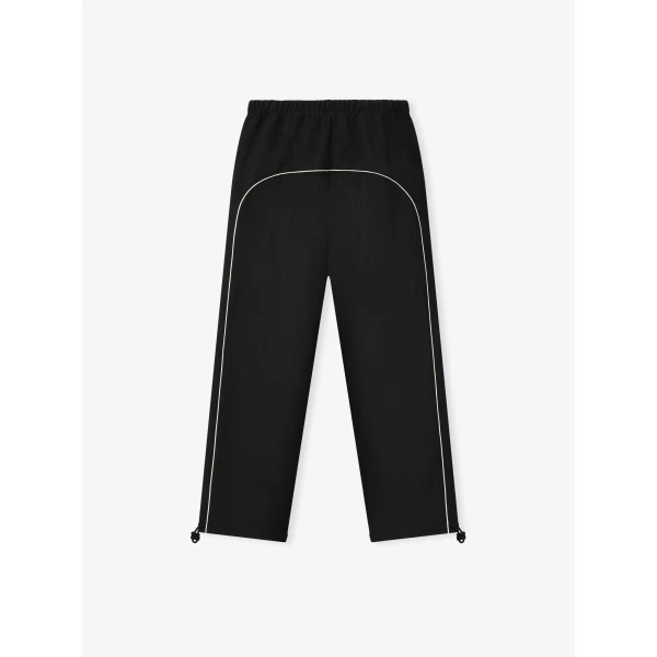 Fear of God Essentials Suede Fleece Signature Relaxed Pant in Vintage Black | Pants | Coveti