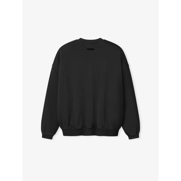 Fear of God Essentials Training 90s Crewneck Sweatshirt in Faded Black | Sweatshirts | Coveti