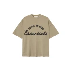 Fear of God Essentials Training 90s Tee in Faded Dune | Coveti