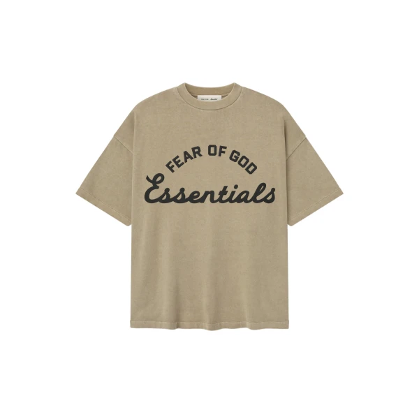 Essentials Training 90s Tee in Faded Dune