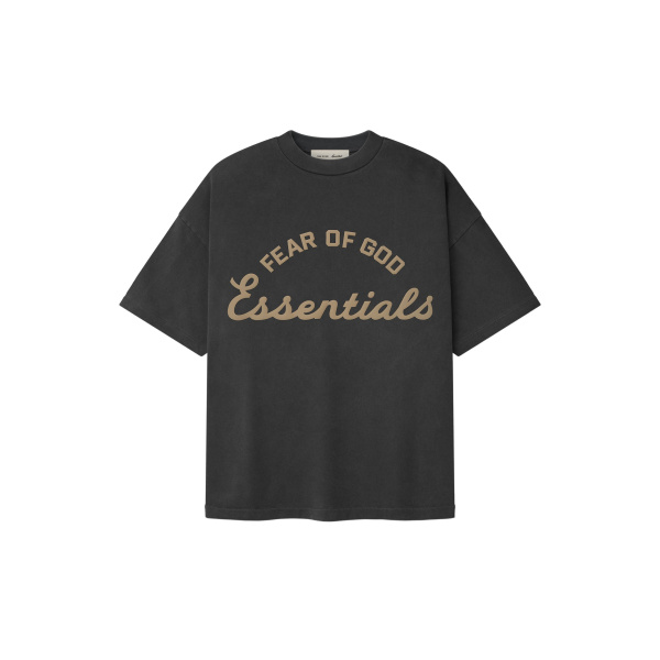 Fear of God Essentials Training 90s Tee in Faded Iron Grey | Coveti
