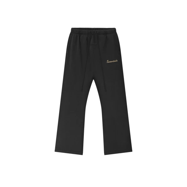 Fear of God Essentials Training Classic Flare Sweatpant in Faded Black | Coveti