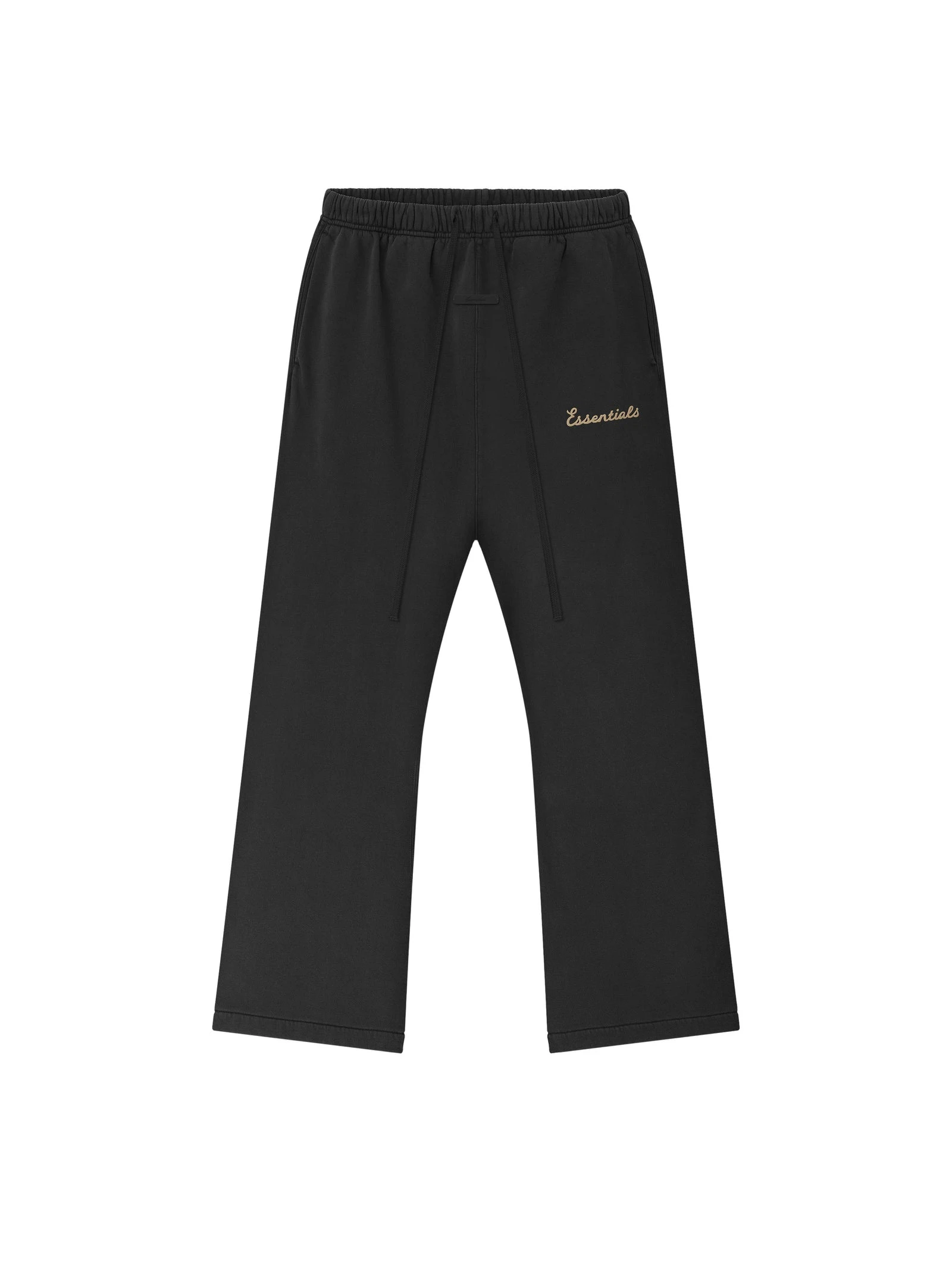 Fear of God Essentials Training Classic Flare Sweatpant in Faded Black Fear of God Essentials Training Classic Flare Sweatpant in Faded Black | Coveti