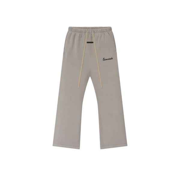 Fear of God Essentials Training Classic Flare Sweatpant in Faded Seal | Coveti