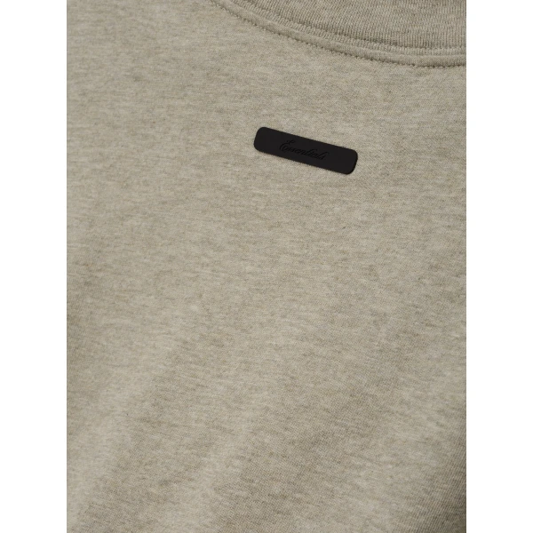 Fear of God Essentials Tri-Blend Essential Tee Slim Fit in Seal Heather | T-shirts & vests | Coveti