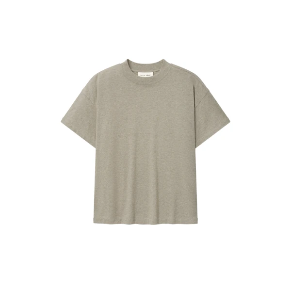 Fear of God Essentials Tri-Blend Essential Tee Slim Fit in Seal Heather | Coveti
