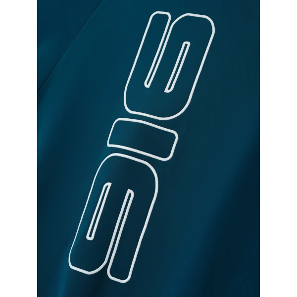 Fear of God Essentials Tricot 90s Relaxed Long Sleeve Mock Neck in Night Sea | T-shirts & vests | Coveti
