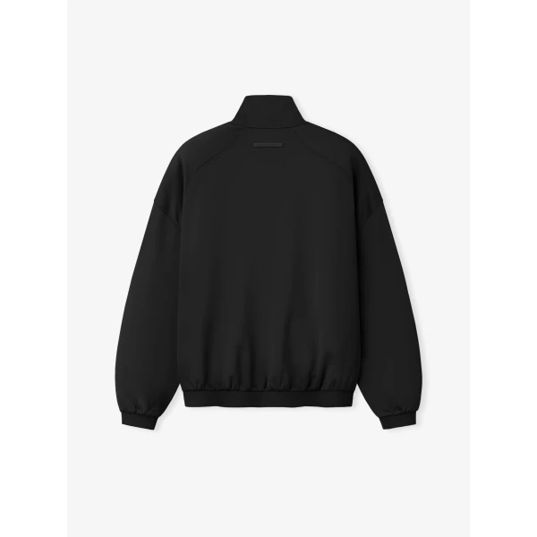 Fear of God Essentials Tricot Modern Track Jacket in Black | Men Jackets | Coveti