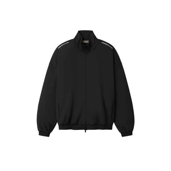 Fear of God Essentials Tricot Modern Track Jacket in Black | Coveti