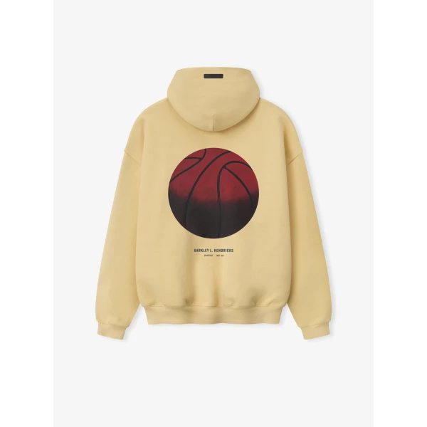 Fear of God Essentials Warriors x Barkley Hendricks 90s Hoodie in Italian Straw | Sweatshirts | Coveti