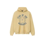 Fear of God Essentials Warriors x Barkley Hendricks 90s Hoodie in Italian Straw | Coveti