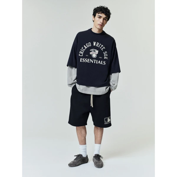 Fear of God Essentials White Sox American League Merch Tee in Black | T-shirts & vests | Coveti