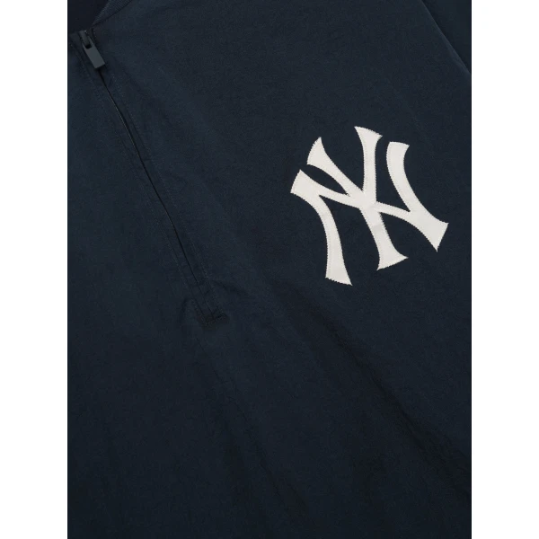 Fear of God Essentials Yankees 3/4 Sleeve Pullover in Dark Sapphire | Sweatshirts | Coveti