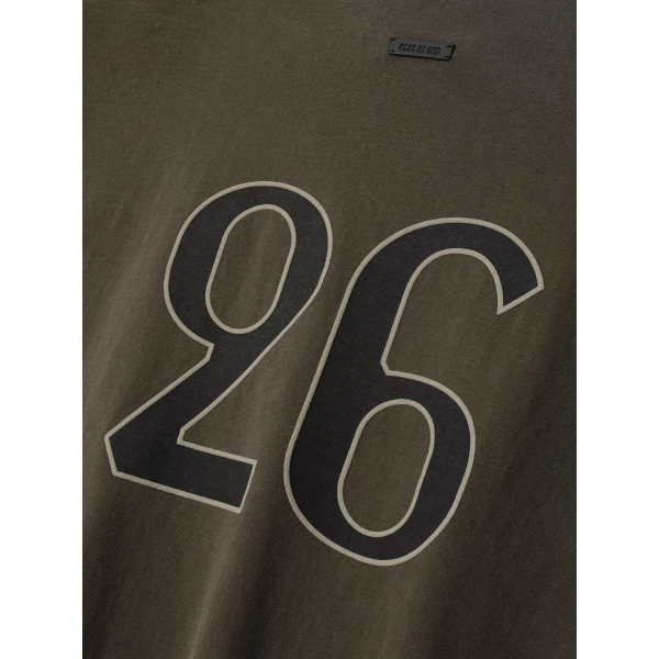 Fear of God F of G, 26 Long Sleeve Tee in Faded Brown | T-shirts & vests | Coveti