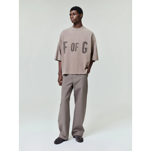 Fear of God F of G Tee in Dune Pearl | T-shirts & vests | Coveti