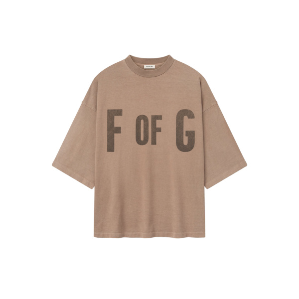 Fear of God F of G Tee in Dune Pearl | Coveti