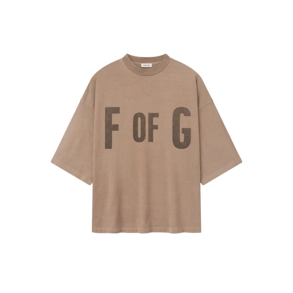 Fear of God F of G Tee in Dune Pearl | Coveti